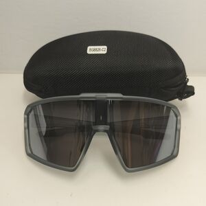 Sport Shield Sunglasses - Gray Frame with Smoke Lenses Pre-owned